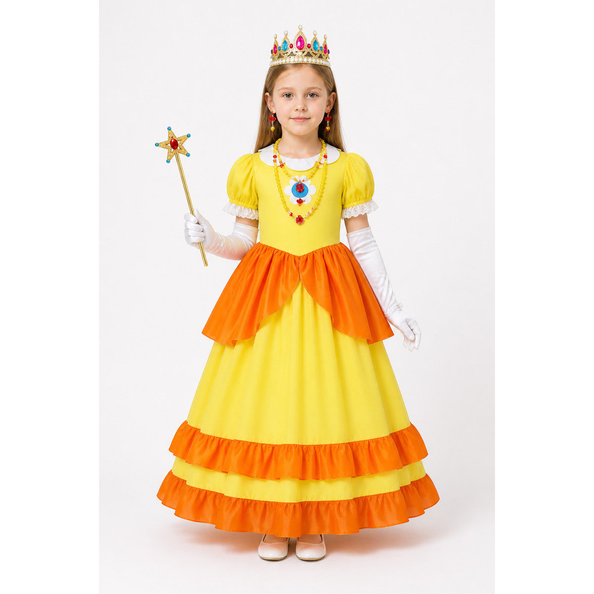 Carnival Costume with Crown and Magic Wand main product view