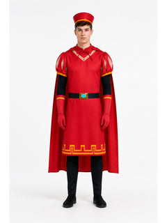 Shrek Lord Farquaad Carnival Costume with Cape for Halloween