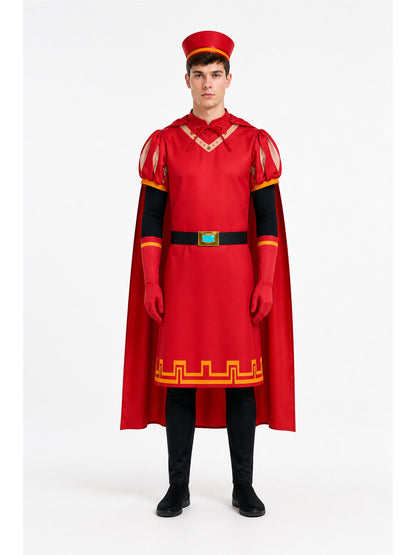 Farquaad Carnival Costume with Cape for Halloween main product view