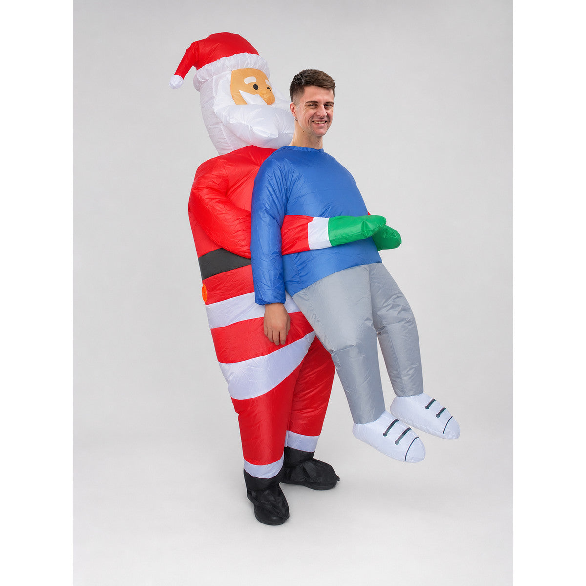 Inflatable Santa Costume with a Person