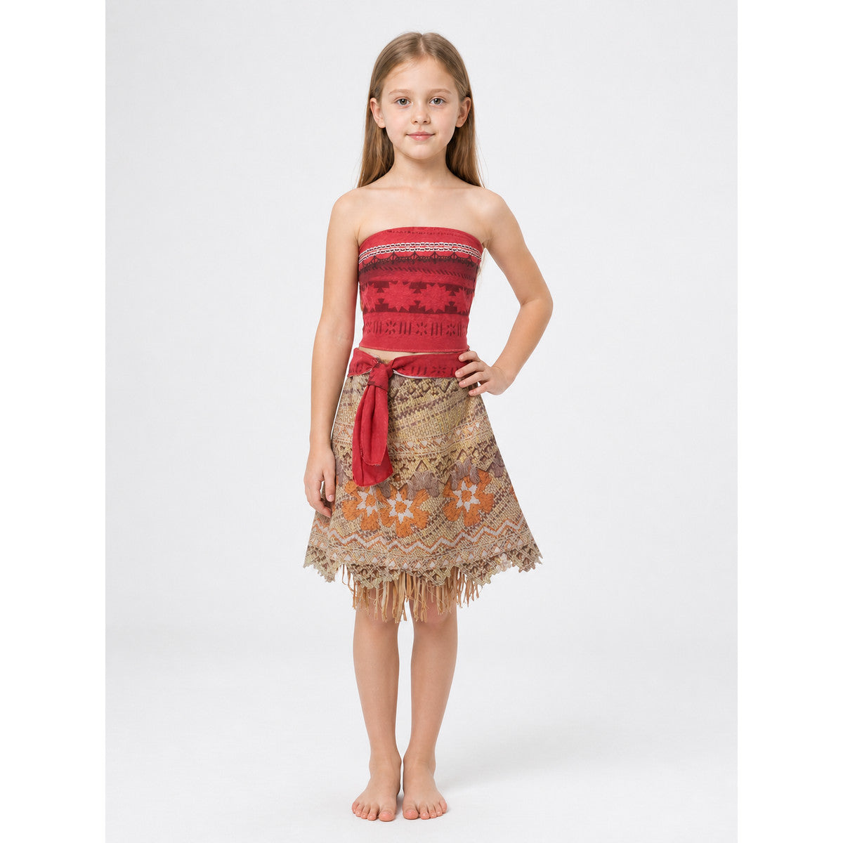 Halloween and cosplay costume set with a top and skirt