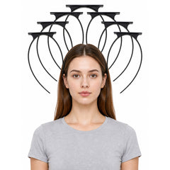 Black carnival headband for a festive look