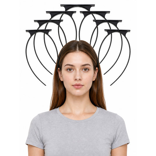 Black carnival headband for a festive look