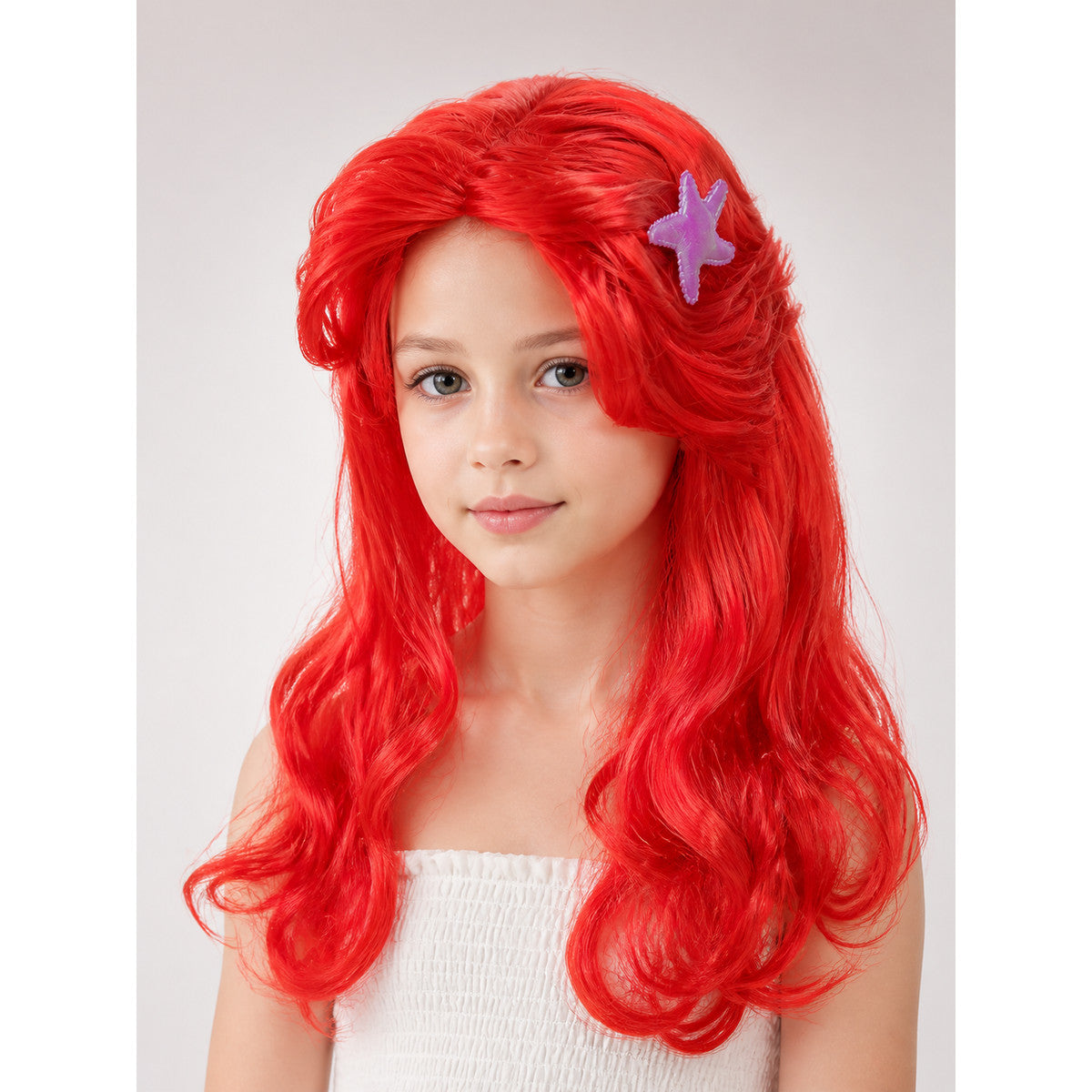 Red Carnival Wig for Halloween main product view