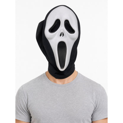 Halloween Masquerade Mask with Black Mesh front view