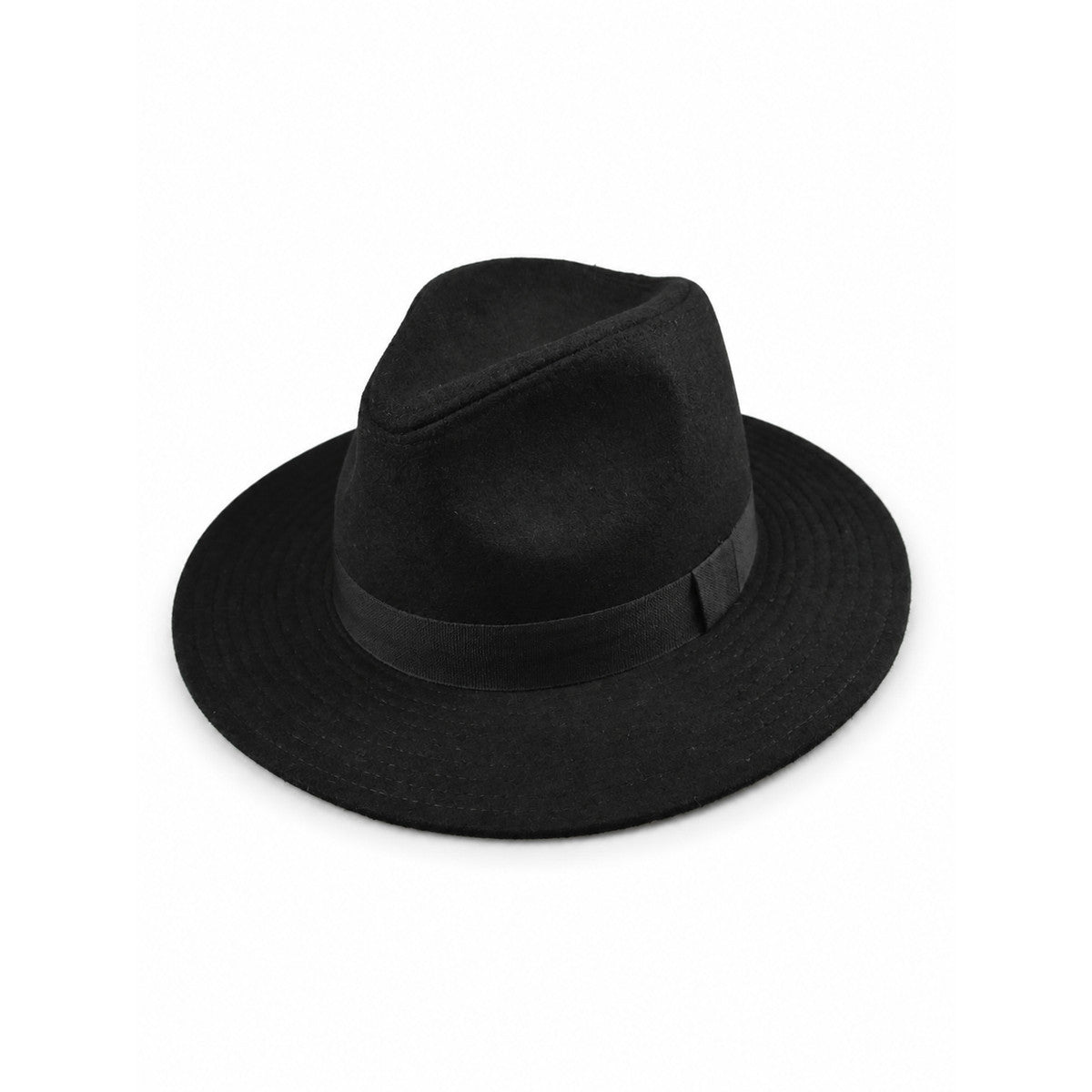 Carnival fedora hat with a wide brim