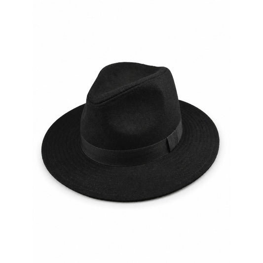 Carnival fedora hat with a wide brim