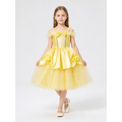 Yellow Princess Costume for Halloween