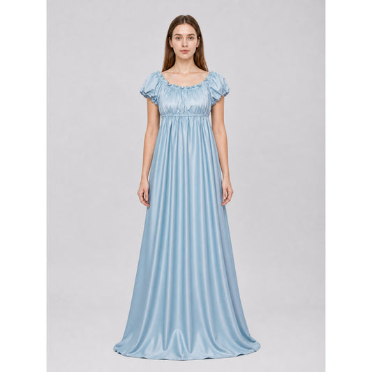 Bridgerton-Style Retro Dress for Balls, Cosplay, and Stage Performances