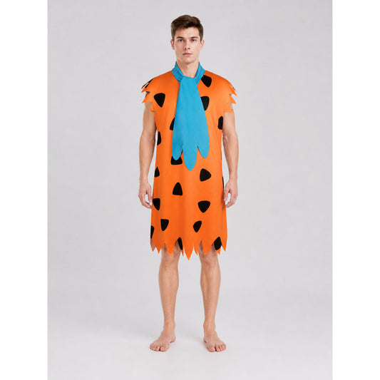 Caveman Costume with Bracelet and Club