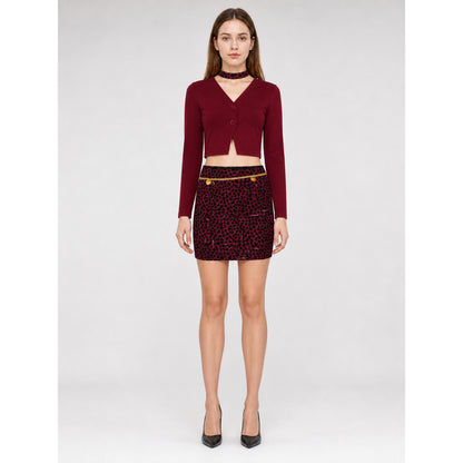 Mary Cosplay Costume: Top, Skirt, and Collar on-model view