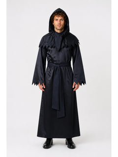 Halloween Grim Reaper Costume with Hood and Scythe