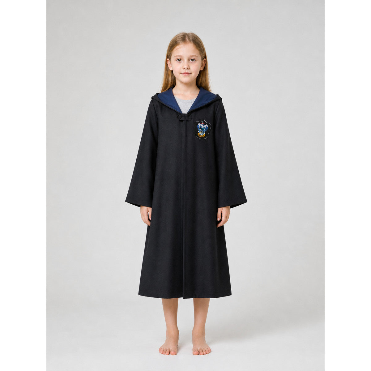 Cosplay Costume: Hooded Robe and Tie on-model view