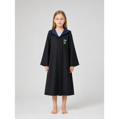 Cosplay Costume: Hooded Robe and Tie on-model view