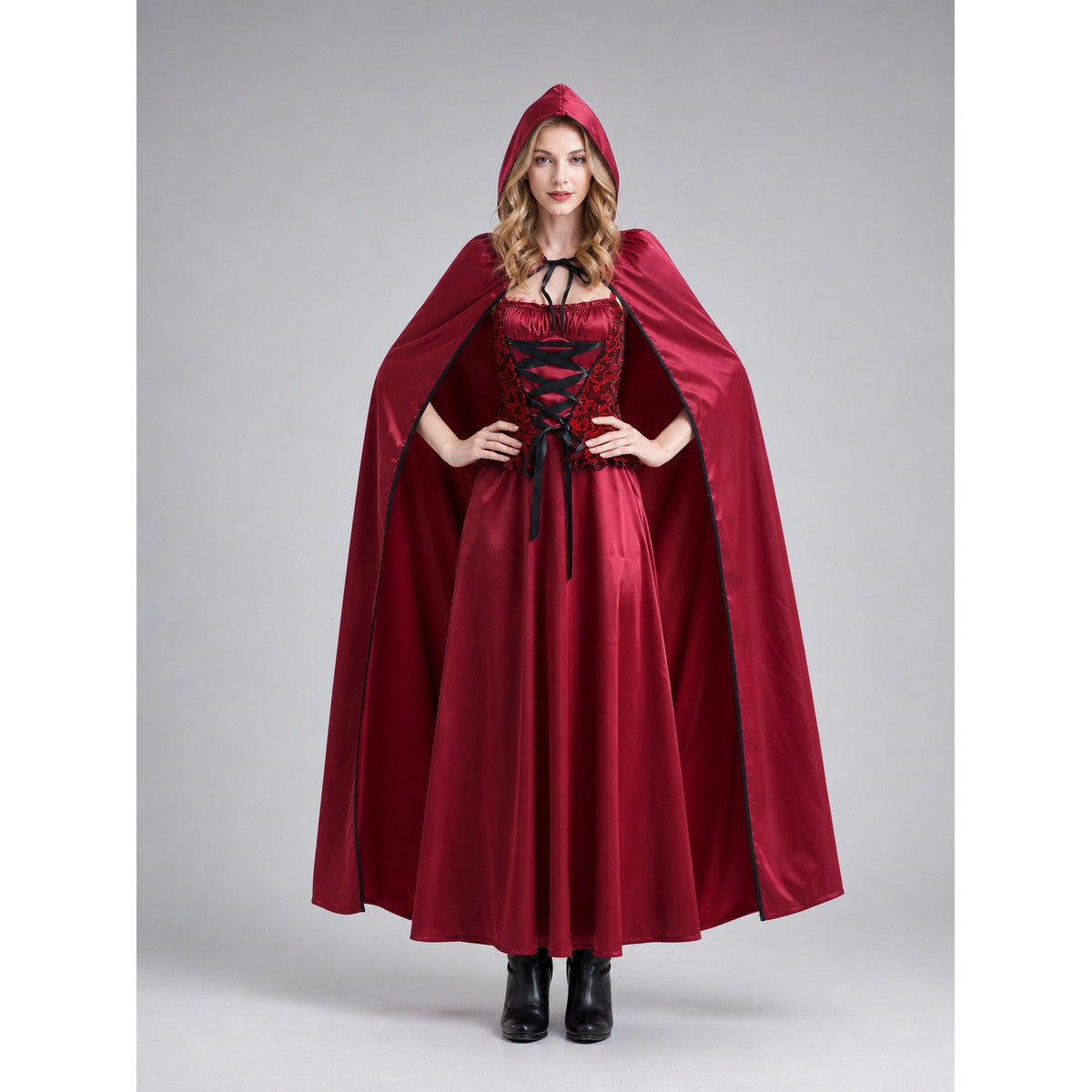 Little Red Riding Hood Carnival Costume with Hood