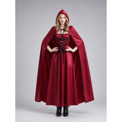 Little Red Riding Hood Carnival Costume with Hood