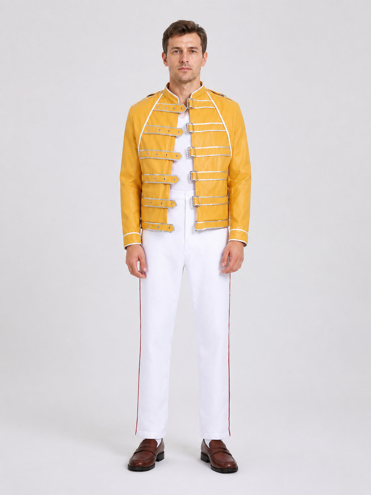 Freddie from Queen Costume for Cosplay and Stage Performance on-model view