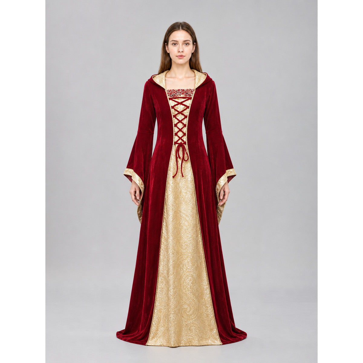 Medieval Hooded Zombie Cosplay Costume