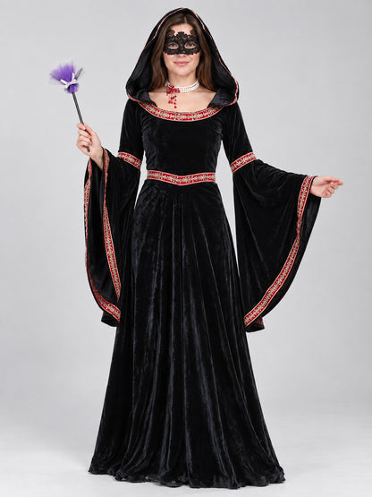 Witch and Vampire Style Hooded Costume