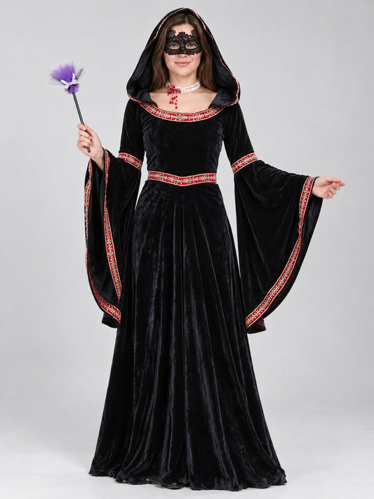 Witch and Vampire Style Hooded Costume