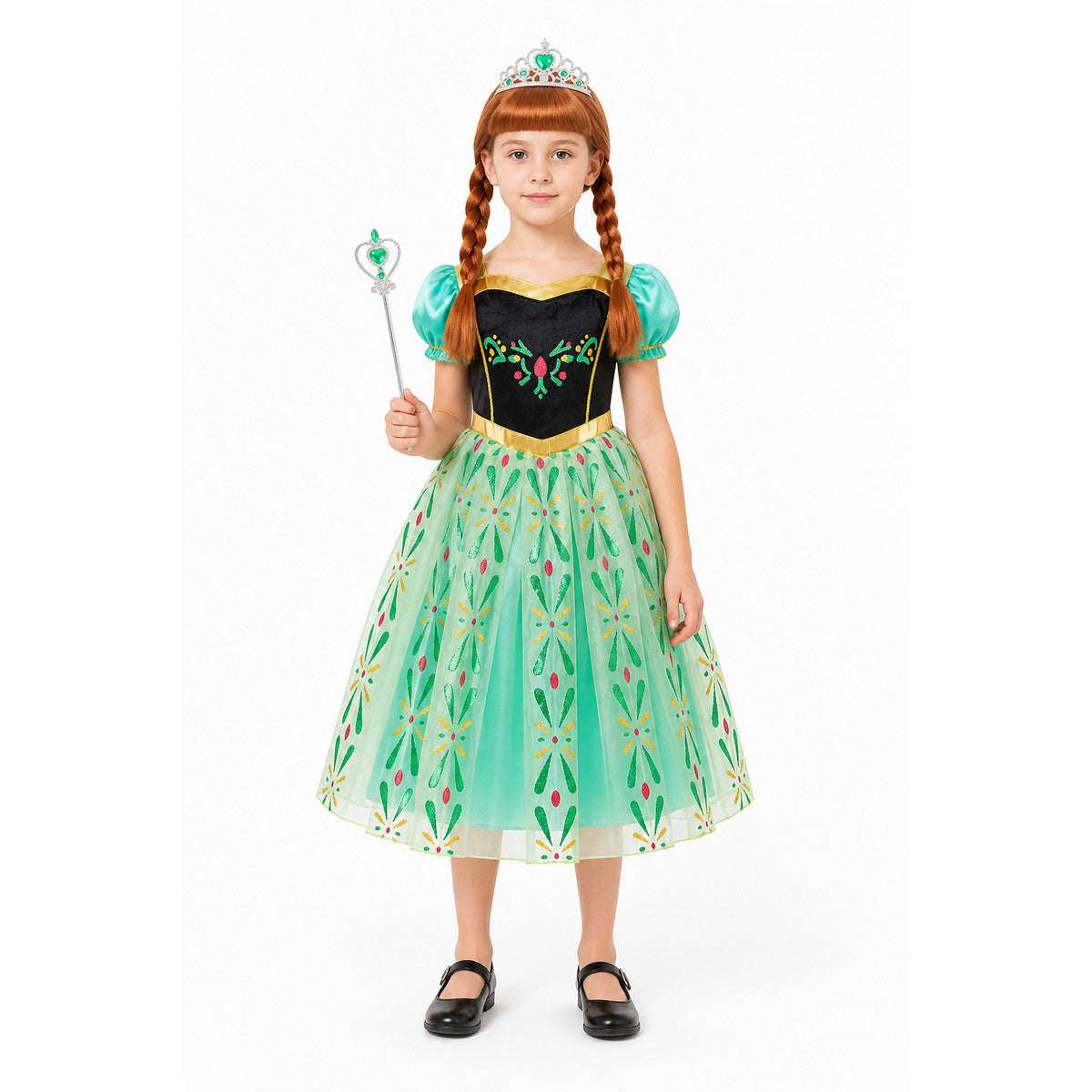 Carnival Costume with Crown and Magic Wand main product view