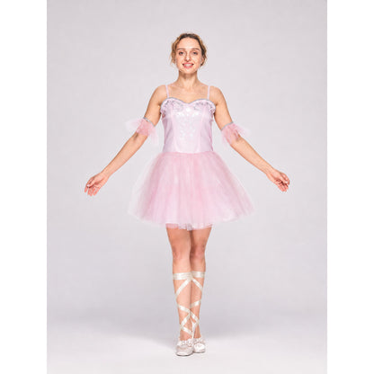 Ballet Stage Dress with Tutu Skirt on-model view