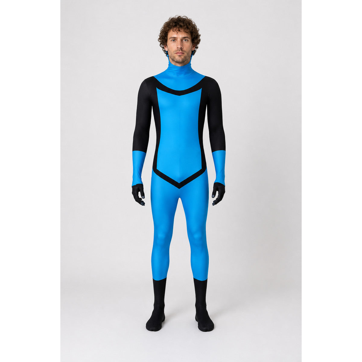 Hooded cosplay jumpsuit costume main product view