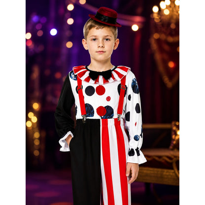 Clown Costume with Pants and Hat