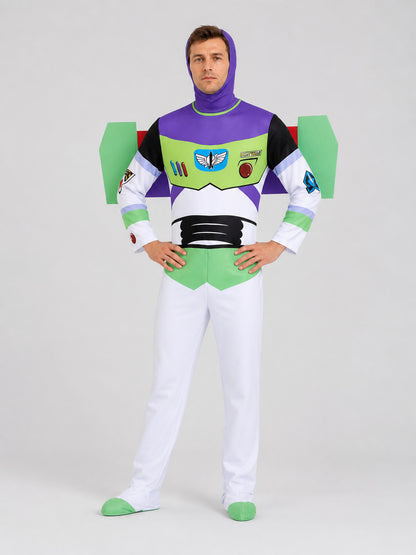 Buzz Lightyear Jumpsuit with Wings and Hood