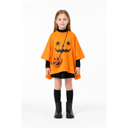 Halloween Bat-Wing and Pumpkin Cape main product view