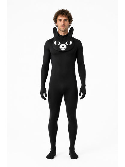 Rabbit Jumpsuit with Long Ears and Face main product view