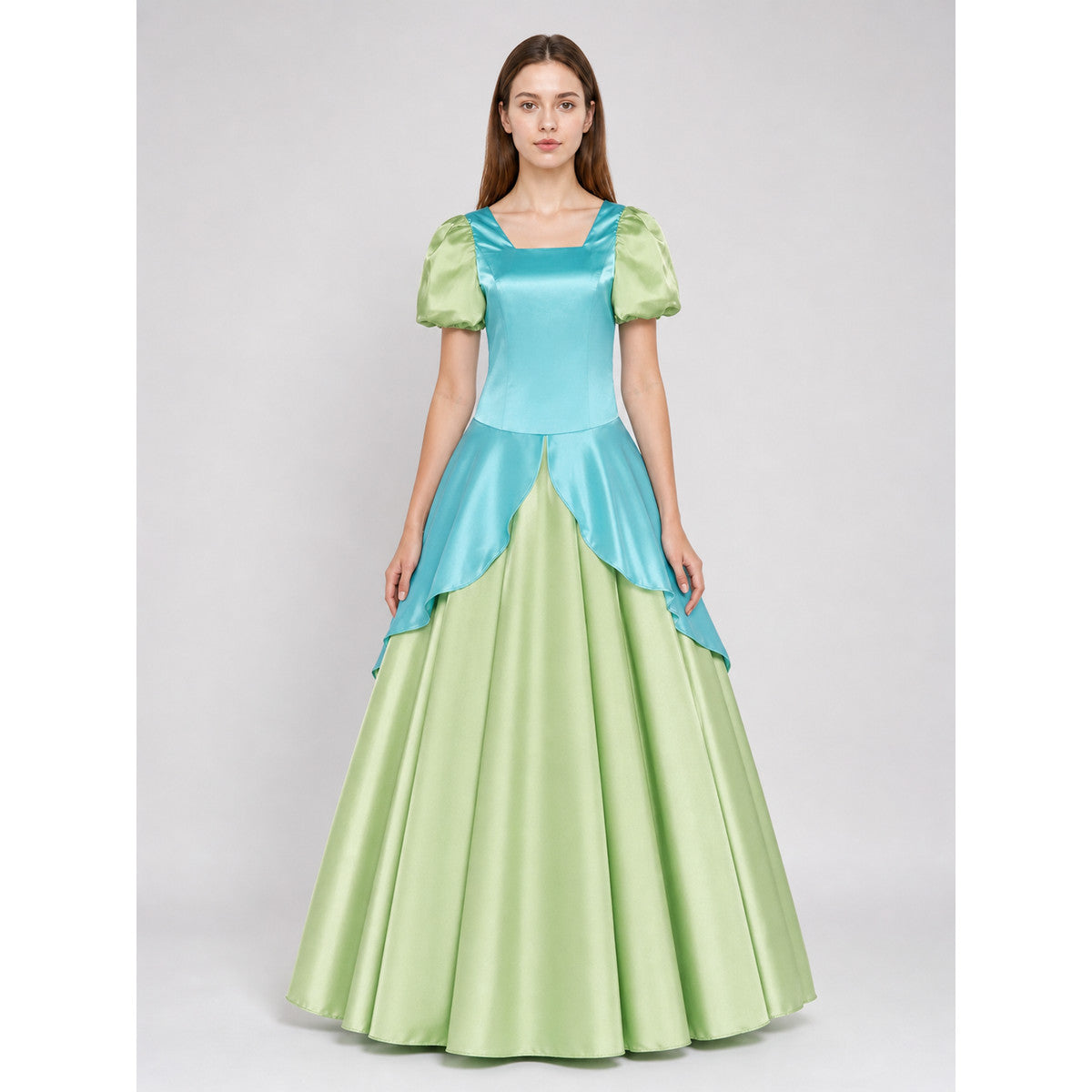 Cosplay Dress with Tiered Skirt and Headband