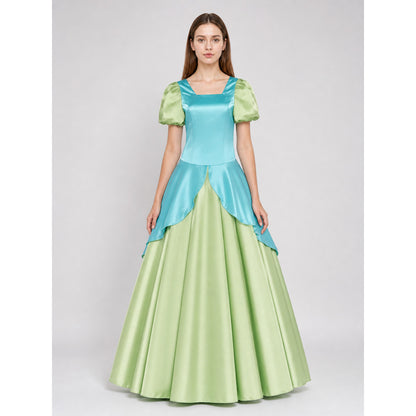 Cosplay Dress with Tiered Skirt and Headband