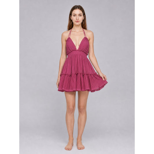Strappy Dress with Tiered Skirt and Ruffles main product view