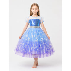 Princess Costume with Snowflakes for Halloween
