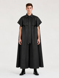 Black Carnival Cape for Halloween and Cosplay
