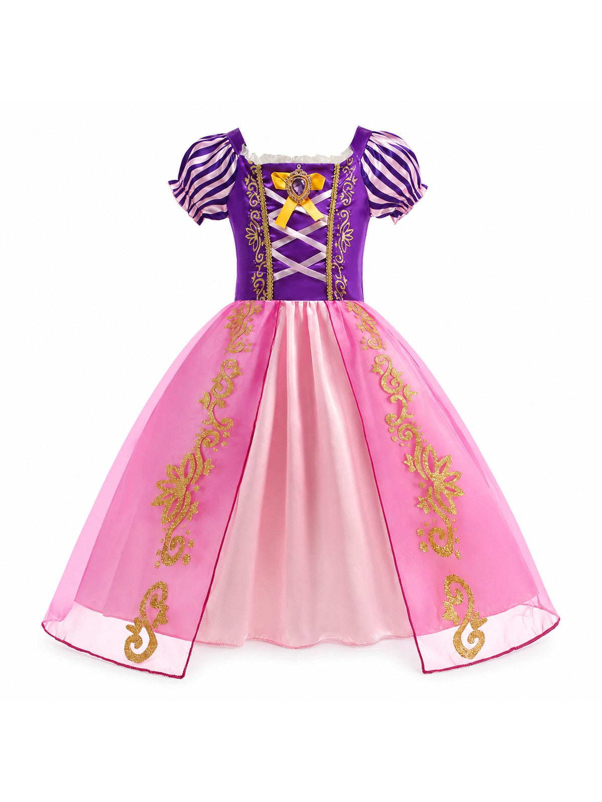 2026 Girl Princess Dress Costume Princess Cosplay Halloween Carnival Party main product view