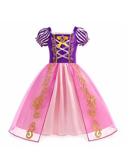 2026 Girl Princess Dress Costume Princess Cosplay Halloween Carnival Party main product view