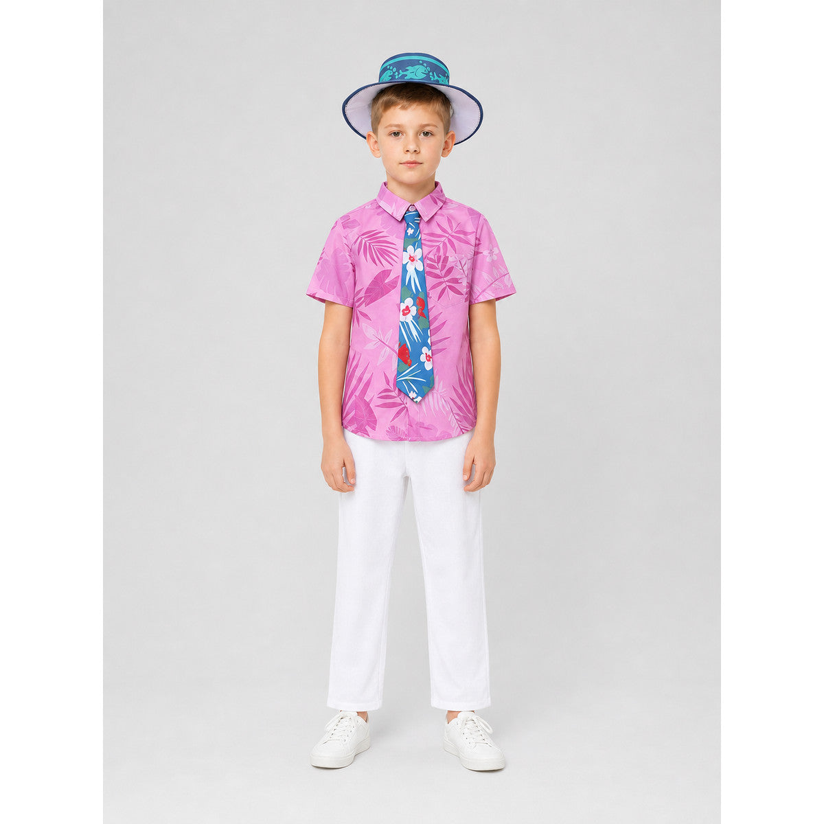 Nika Children's Performance Costume, 4 Pieces on-model view