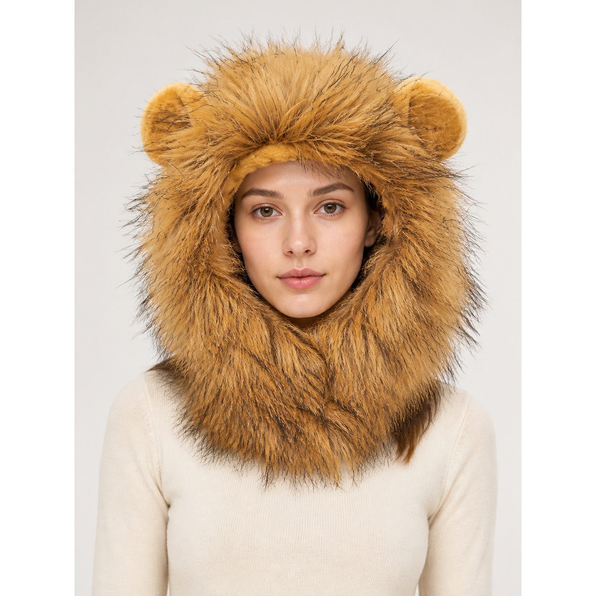 Halloween Carnival Lion Mane Headwear main product view