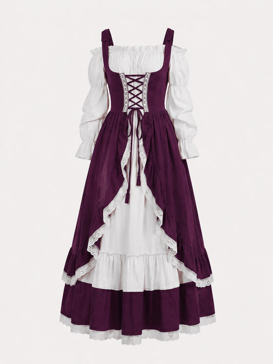 Victorian Dress with Corset Lacing main product view