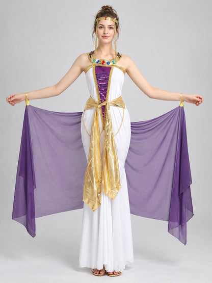 Ancient Egyptian-Style Draped Carnival Costume