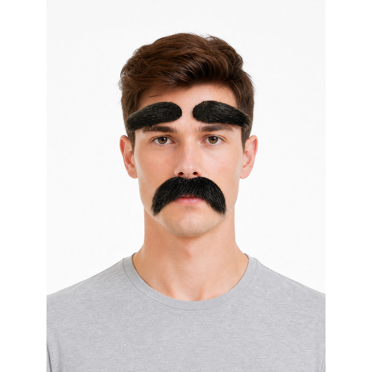 Black Costume Beard and Eyebrows