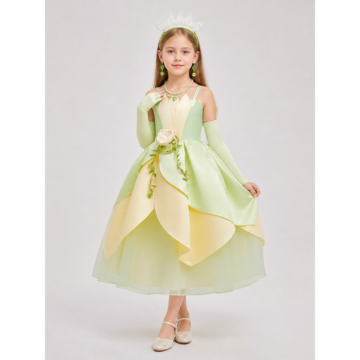 Light Green Princess Costume for Halloween