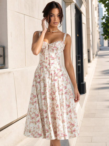 Women's Summer Floral Print Sundress main product view