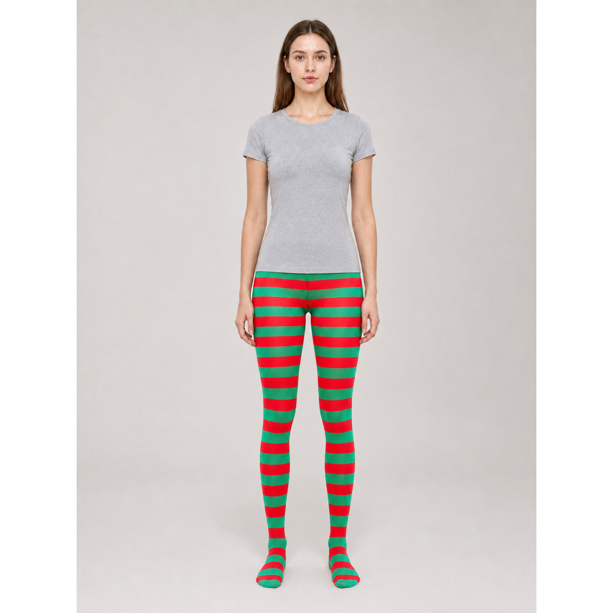 Striped tights for costumes, 3 color options