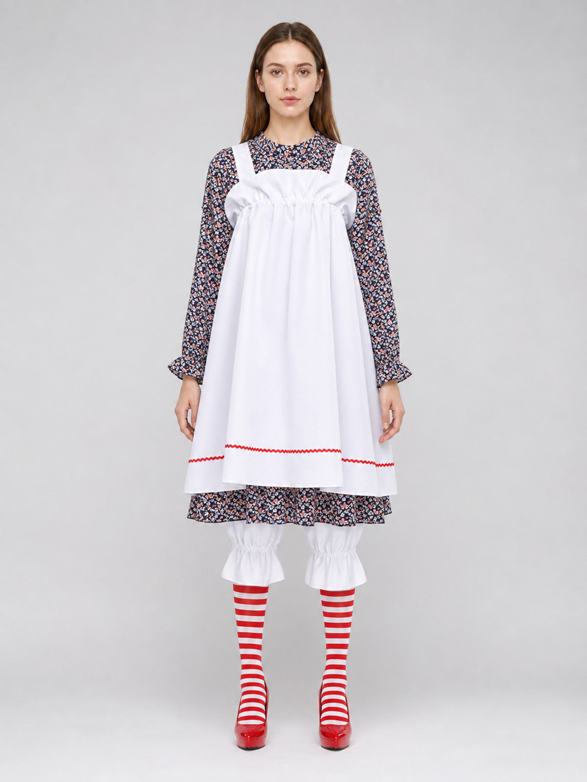 Clown Costume with Dress and Accessories front view