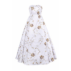 Mia Costume: White Cosplay Dress with Gloves