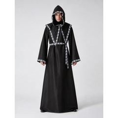 Gothic Hooded Robe with Belt