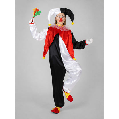 Clown Costume with Hat and Collar